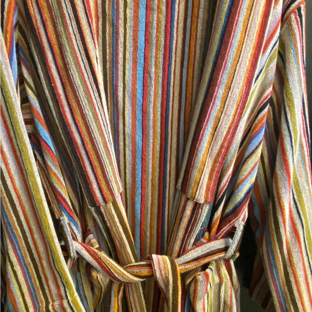 Paul Smith Multicolor Striped 100% cotton robe